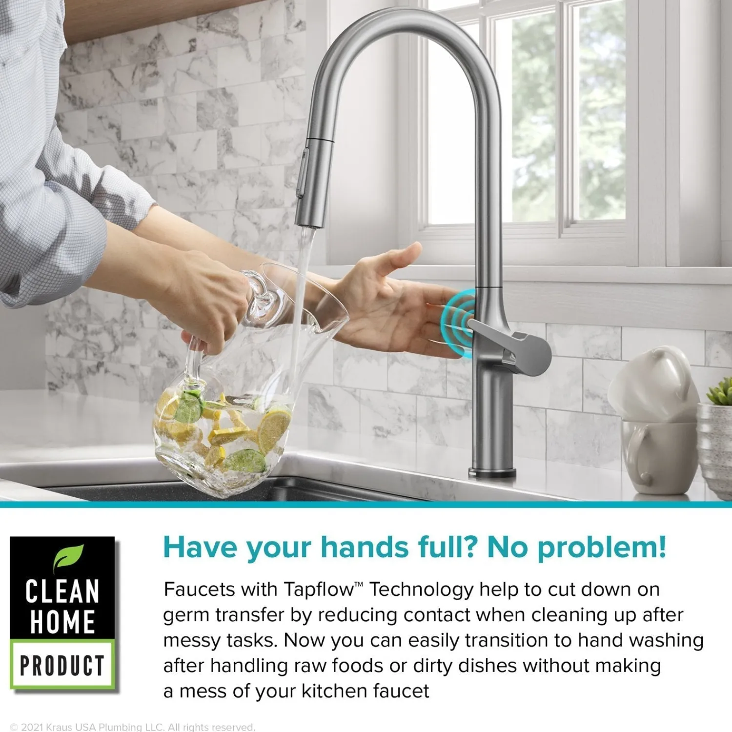 Online Oletto Tall Modern Single-Handle Touch Activated with Pull Down Sprayer in Matte Black Touchless, Sensor And Tap Activated Kitchen Faucets