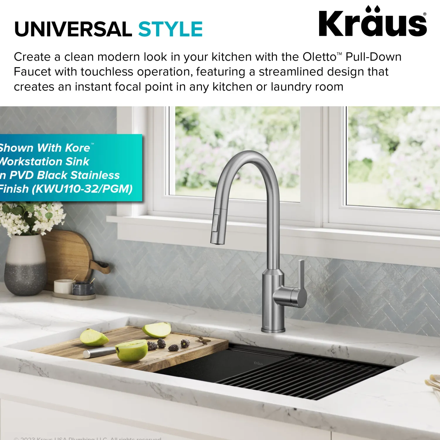 Online Oletto Touchless Pull-Down Kitchen Faucet in Spot-Free Stainless Steel Touchless, Sensor And Tap Activated Kitchen Faucets|Single Hole