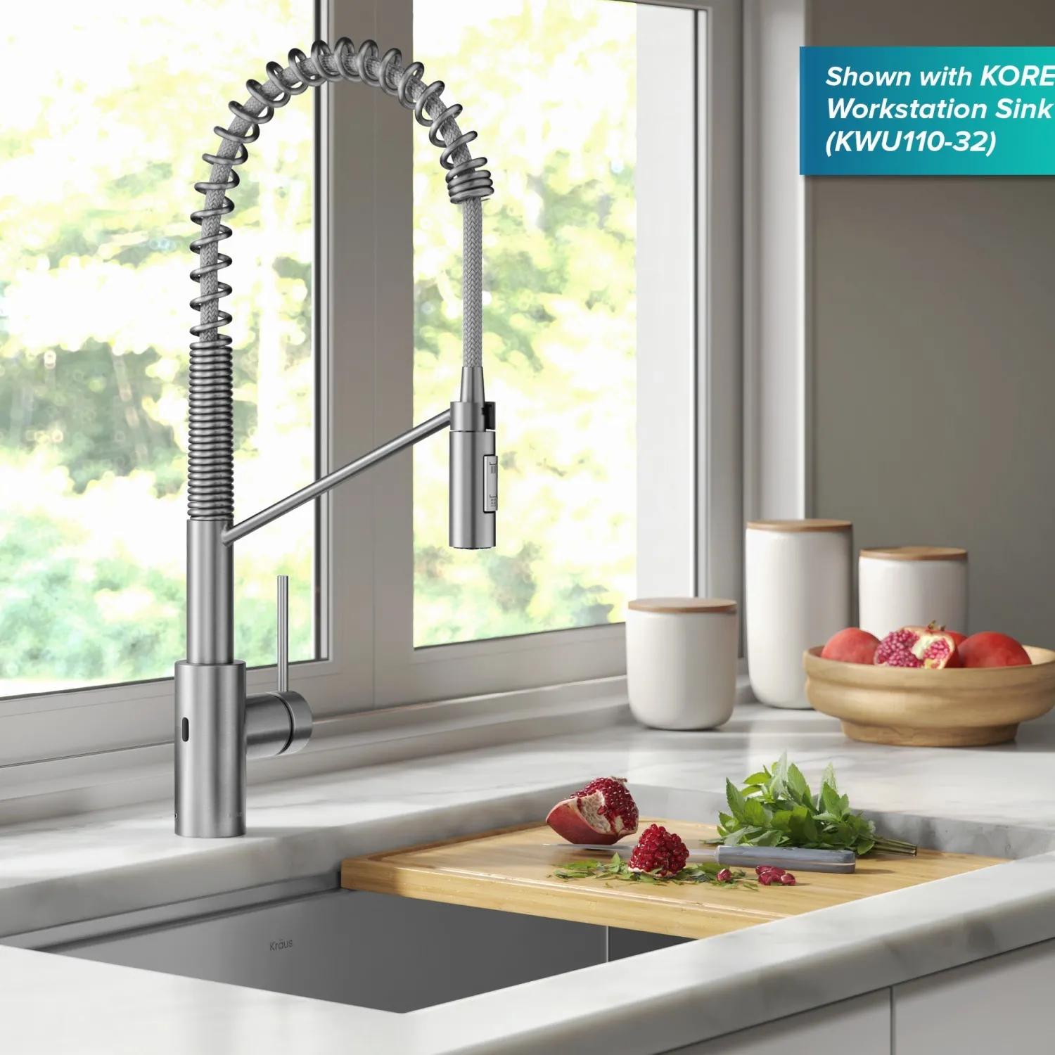 Online Oletto Touchless Pull-Down Single Handle Faucet in Spot Free Stainless Steel Touchless, Sensor And Tap Activated Kitchen Faucets|Single Hole