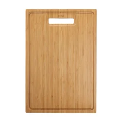 Outlet Organic Solid Bamboo Cutting Board for Kitchen Sink, 17.5" x 12" Cutting Boards