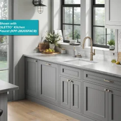 Discount Pintura 21" Undermount Enameled Single Bowl Kitchen Sink in White Single Bowl Sinks|Undermount Sinks