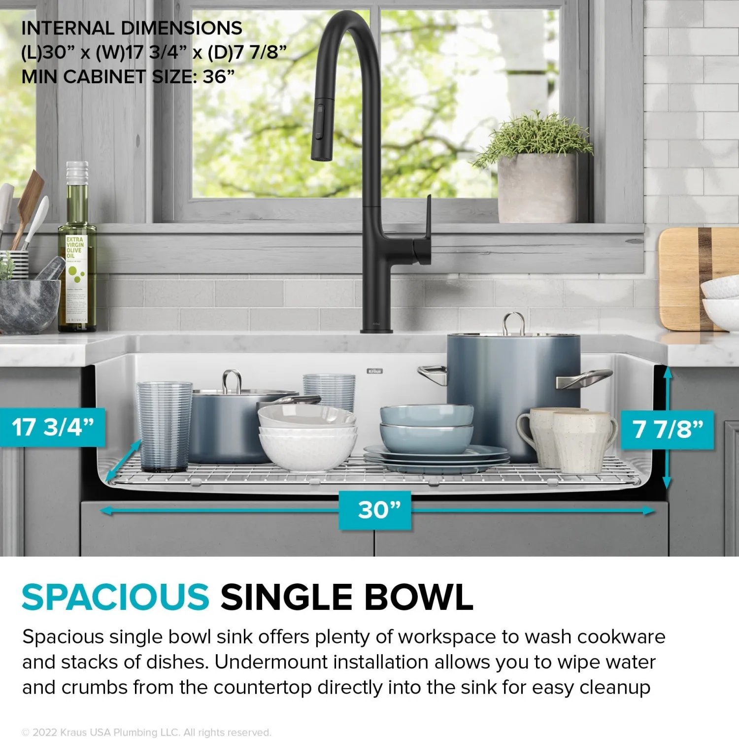 Outlet Pintura 32" Undermount Porcelain Enameled Steel Kitchen Sink in White Single Bowl Sinks|Undermount Sinks