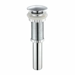 Pop-Up Drain for Bathroom Sink in Chrome Sink Drains|Overflow Bathroom Sink Drains