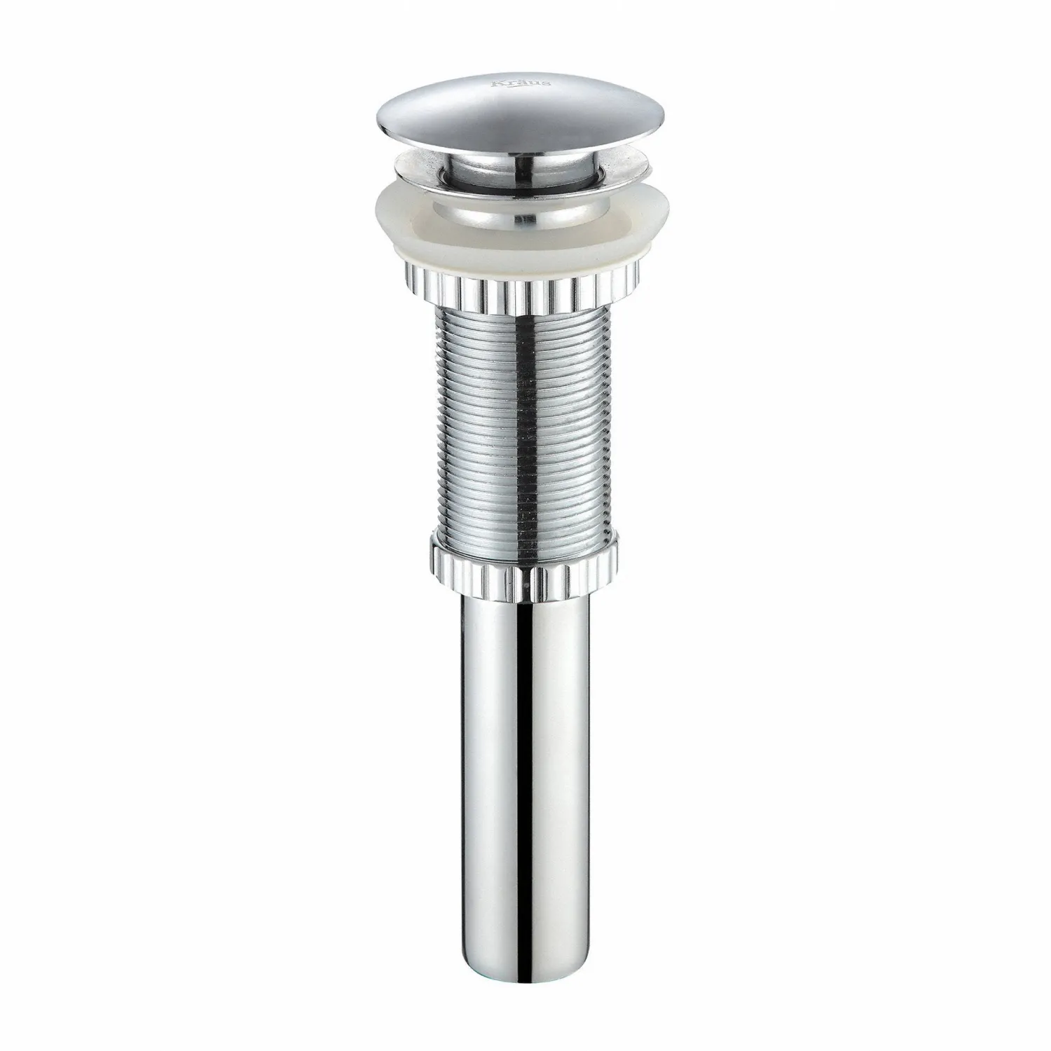 Pop-Up Drain for Bathroom Sink in Chrome Sink Drains|Overflow Bathroom Sink Drains
