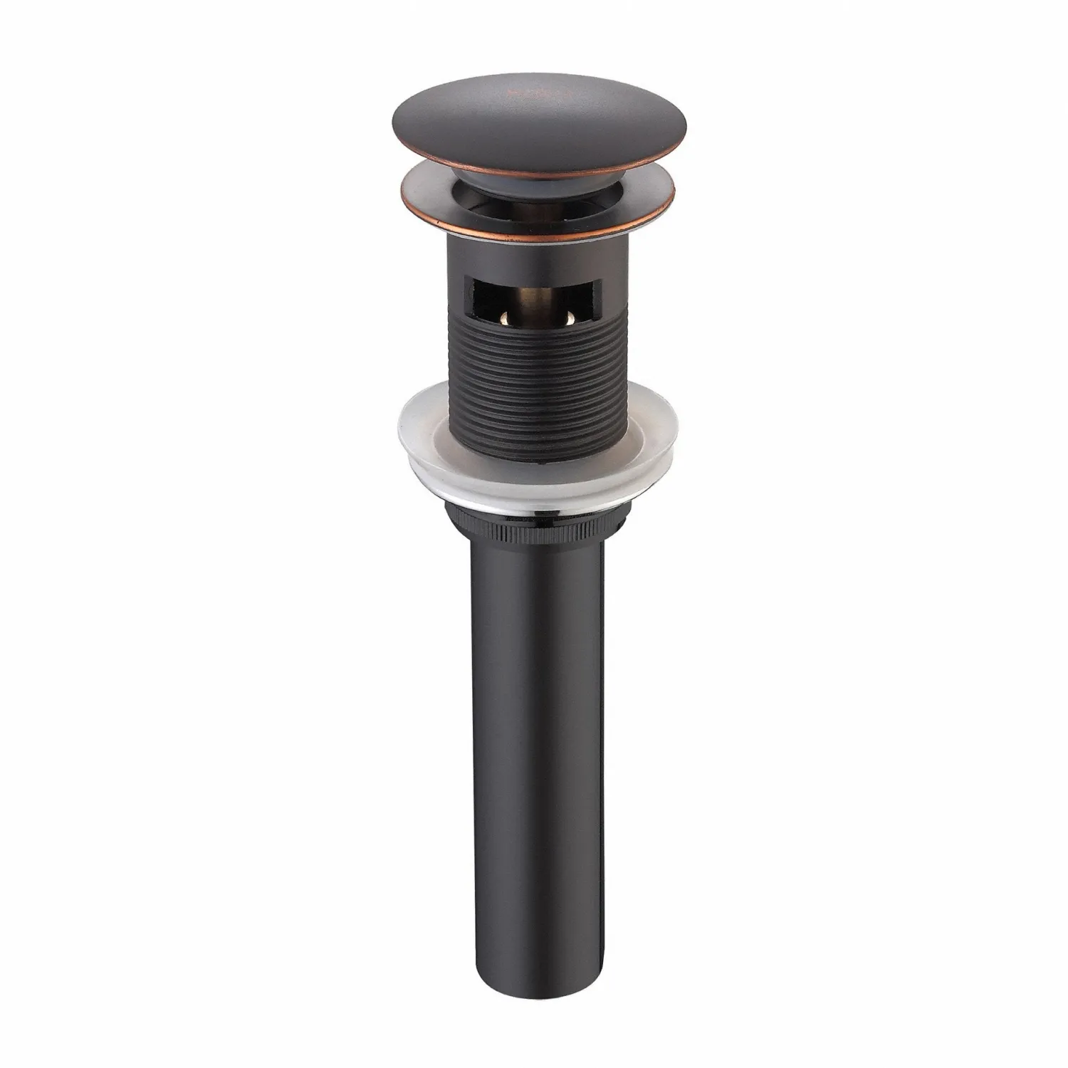 Pop-Up Drain for Bathroom Sink in Oil Rubbed Bronze Sink Drains|Overflow Bathroom Sink Drains