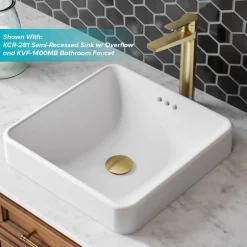 Best Pop-Up Drain for Bathroom Sink in Brushed Gold Sink Drains|Overflow Bathroom Sink Drains