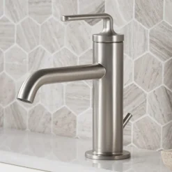 Clearance Ramus Single Handle 2-Pack Bathroom Sink Faucet with Lift Rod Drain in Spot Free Stainless Steel Single Hole