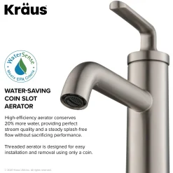 Clearance Ramus Single Handle 2-Pack Bathroom Sink Faucet with Lift Rod Drain in Spot Free Stainless Steel Single Hole