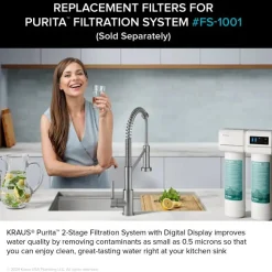 Best Replacement Filter Set for FS-1001 and FS-1000 Filtration System Water Filter Faucets