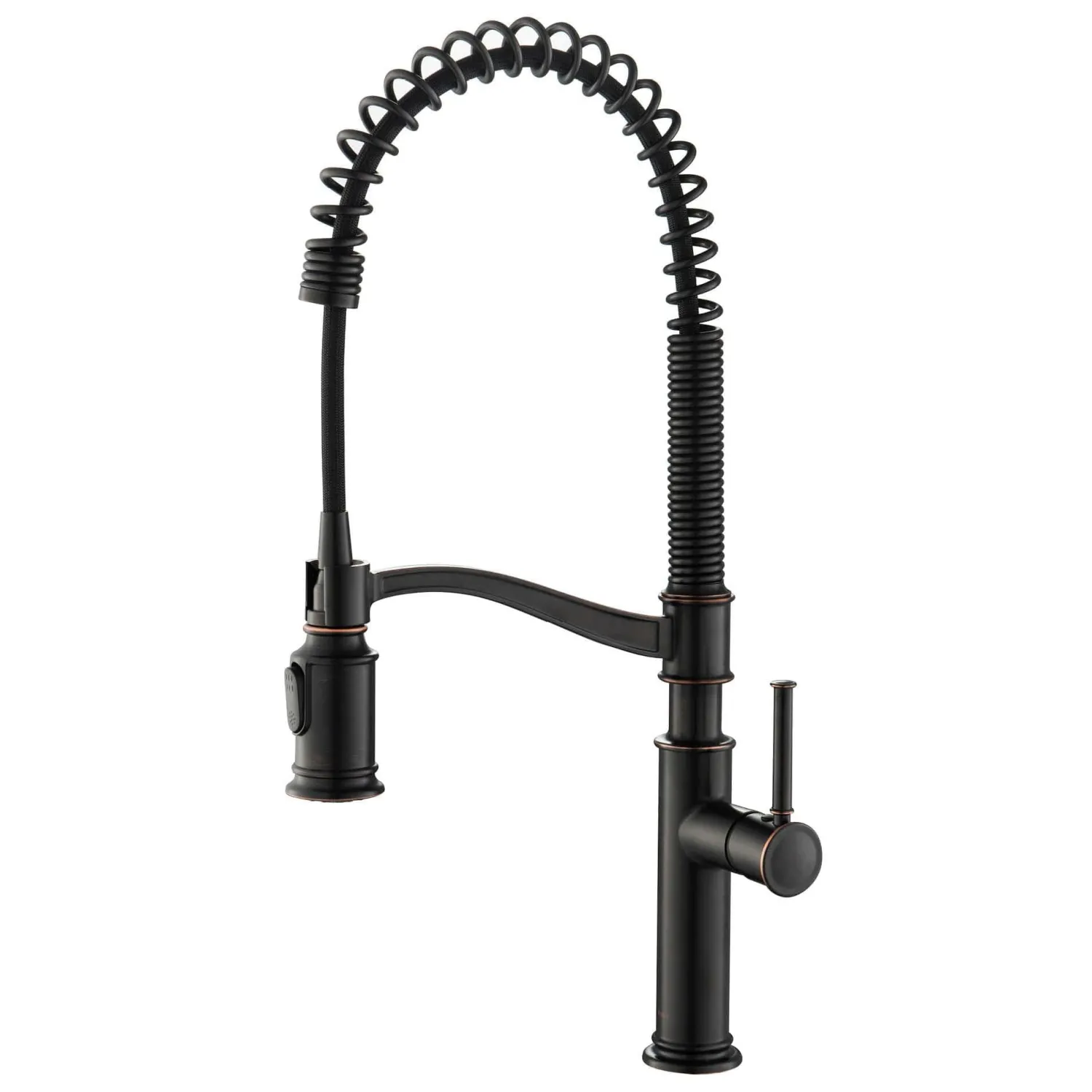 Best Sellette Commercial Style Pull-Down Kitchen Faucet in Oil Rubbed Bronze Single Hole