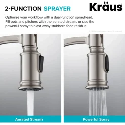 Best Sellette Commercial Style Pull-Down Kitchen Faucet in Oil Rubbed Bronze Single Hole