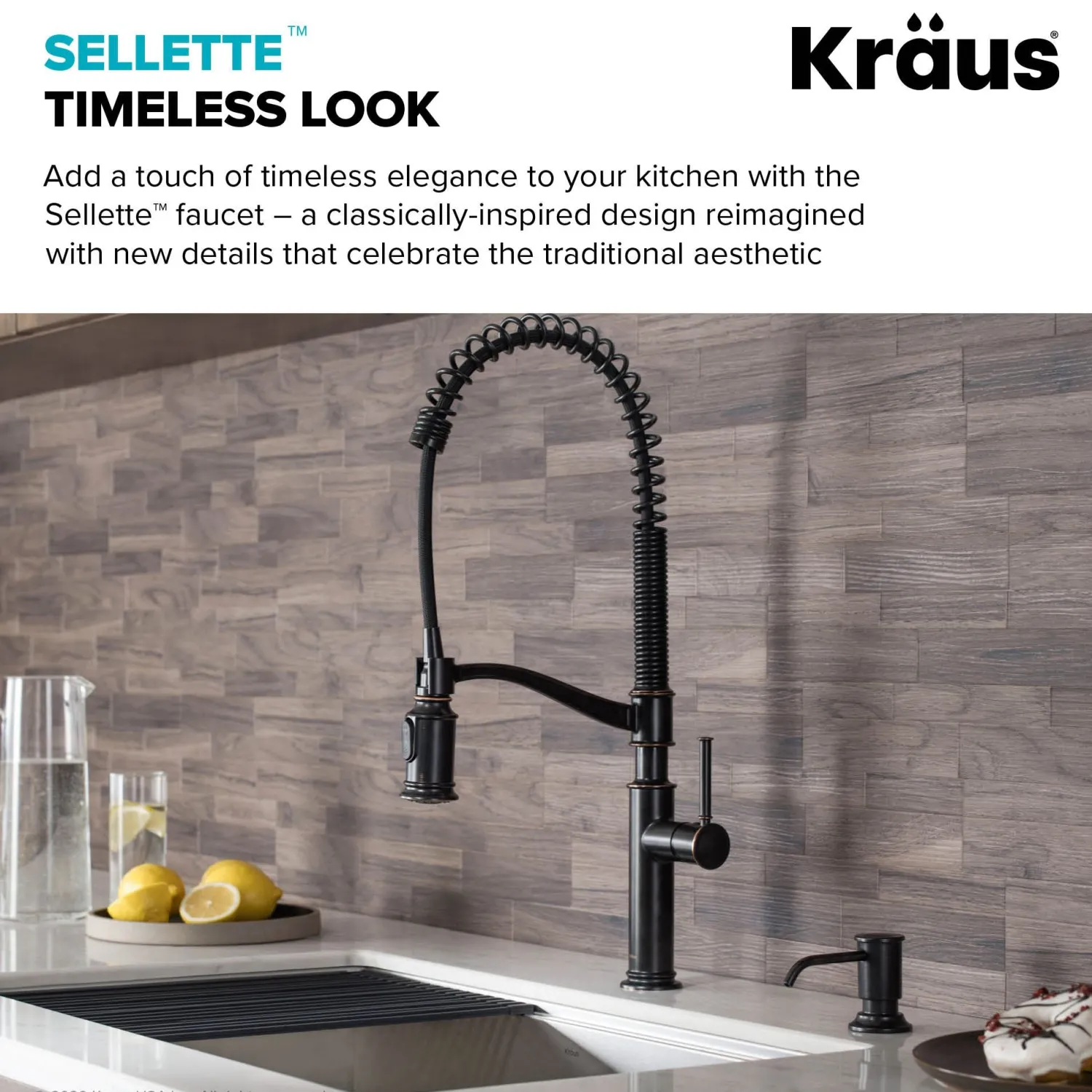Best Sellette Commercial Style Pull-Down Kitchen Faucet in Oil Rubbed Bronze Single Hole