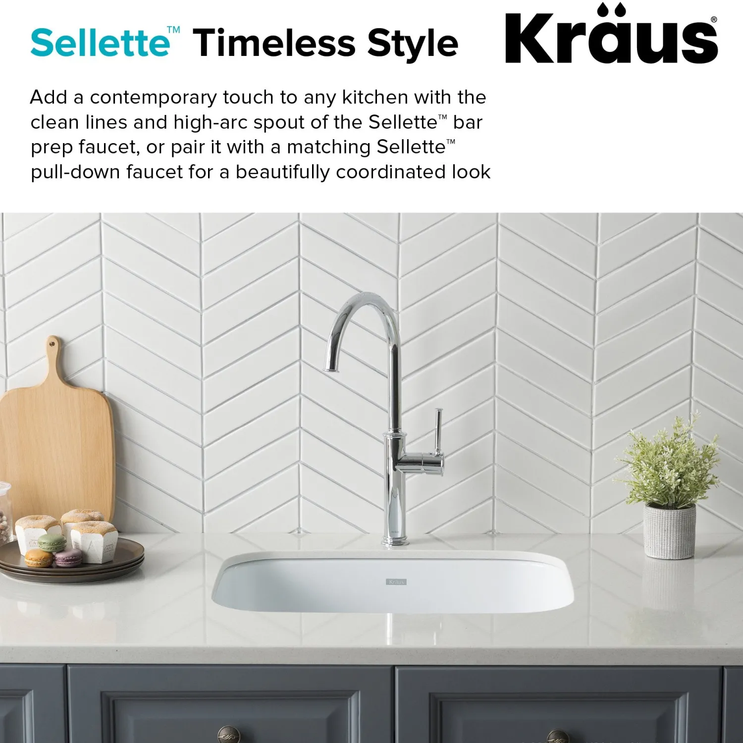 Sellette Kitchen Bar Faucet in Chrome Single Hole|Bar Faucets