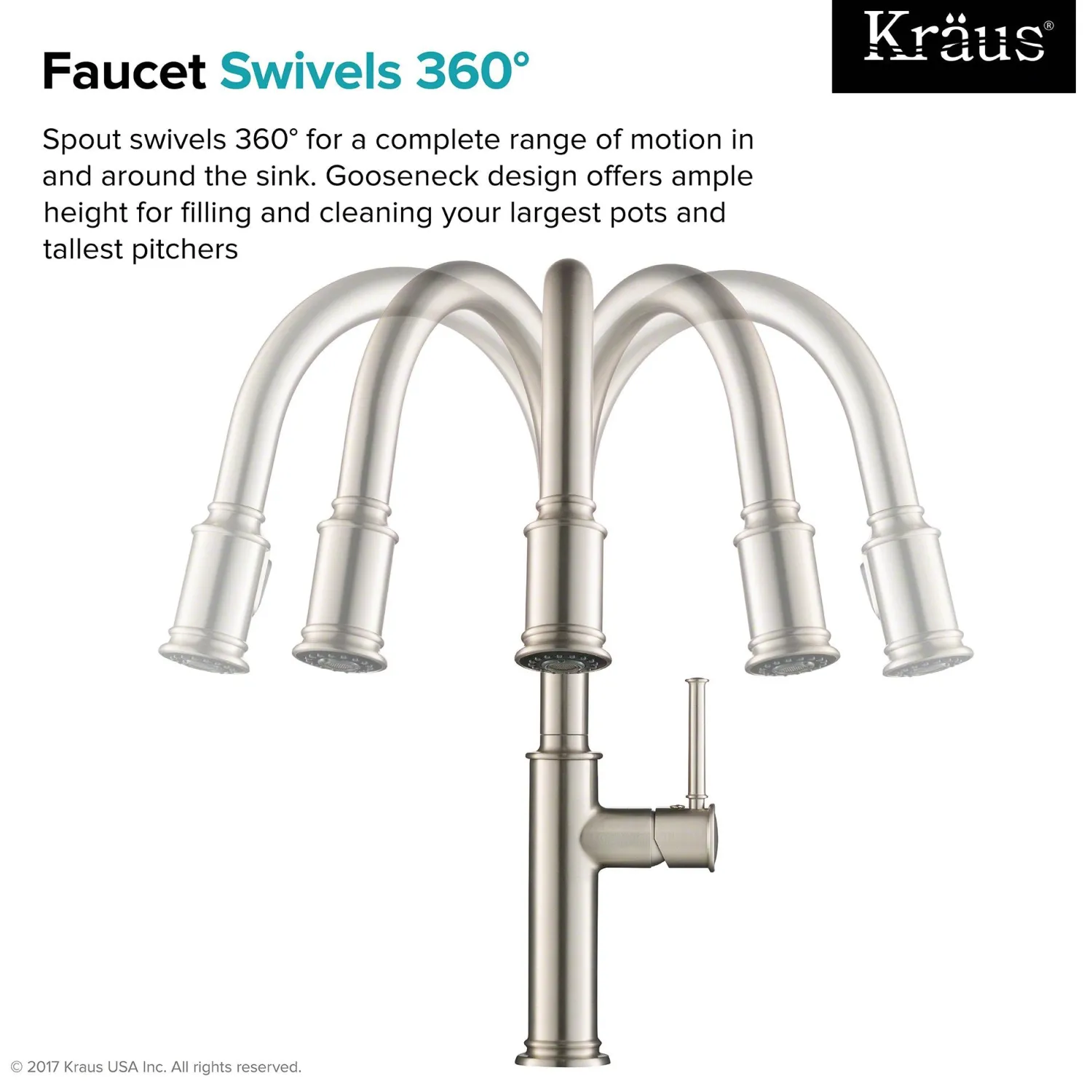 Hot Sellette Single Handle Pull Down Kitchen Faucet with Dual Function Sprayhead in Spot Free all-Brite Stainless Steel Single Hole