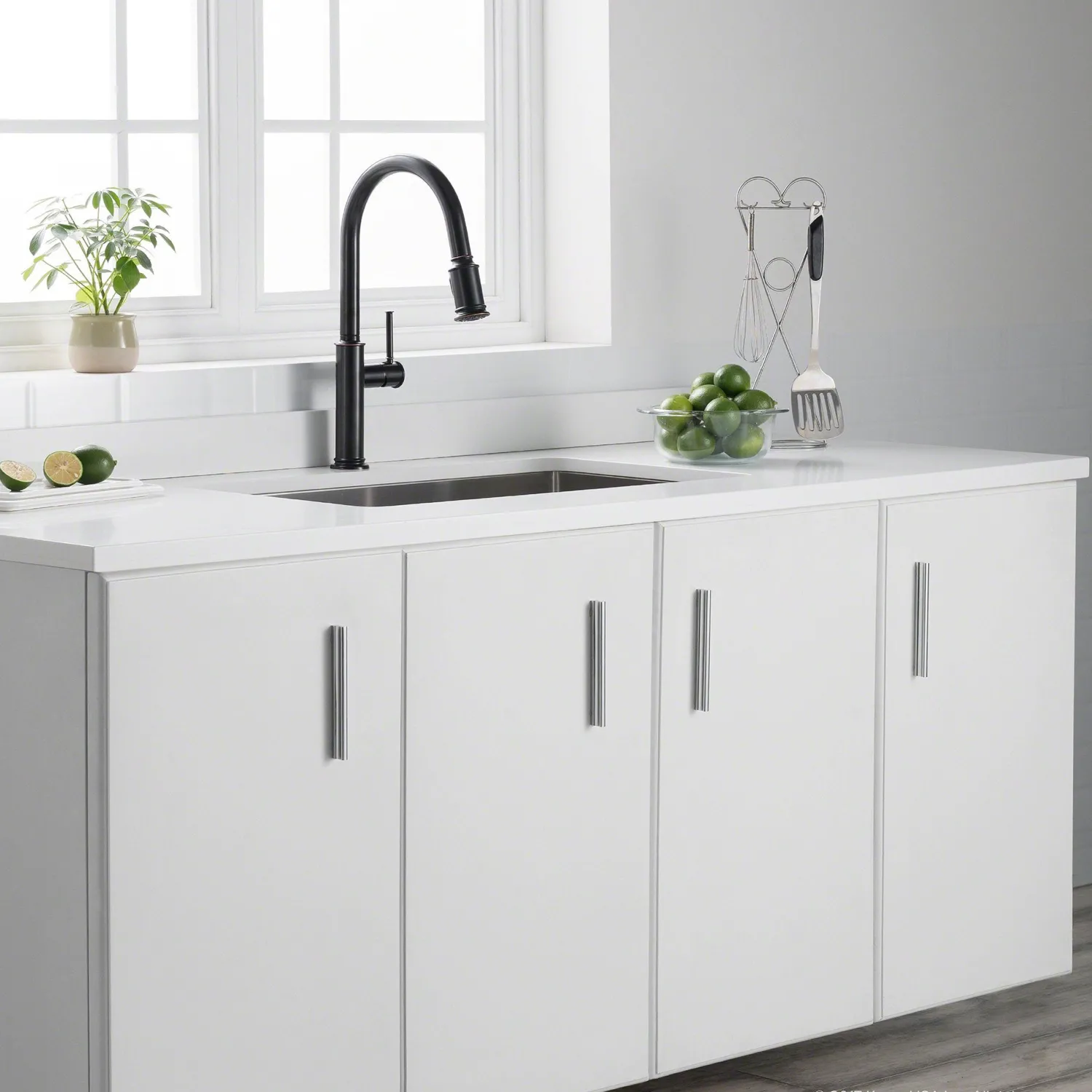 New Sellette Single Handle Pull Down Kitchen Faucet with Deck Plate and Soap Dispenser in Oil Rubbed Bronze Single Hole
