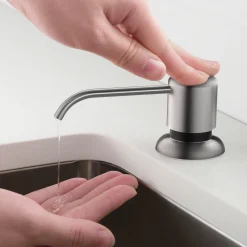 Sale Soap Dispenser in Spot Free Stainless Steel and Matte Black Soap Dispensers