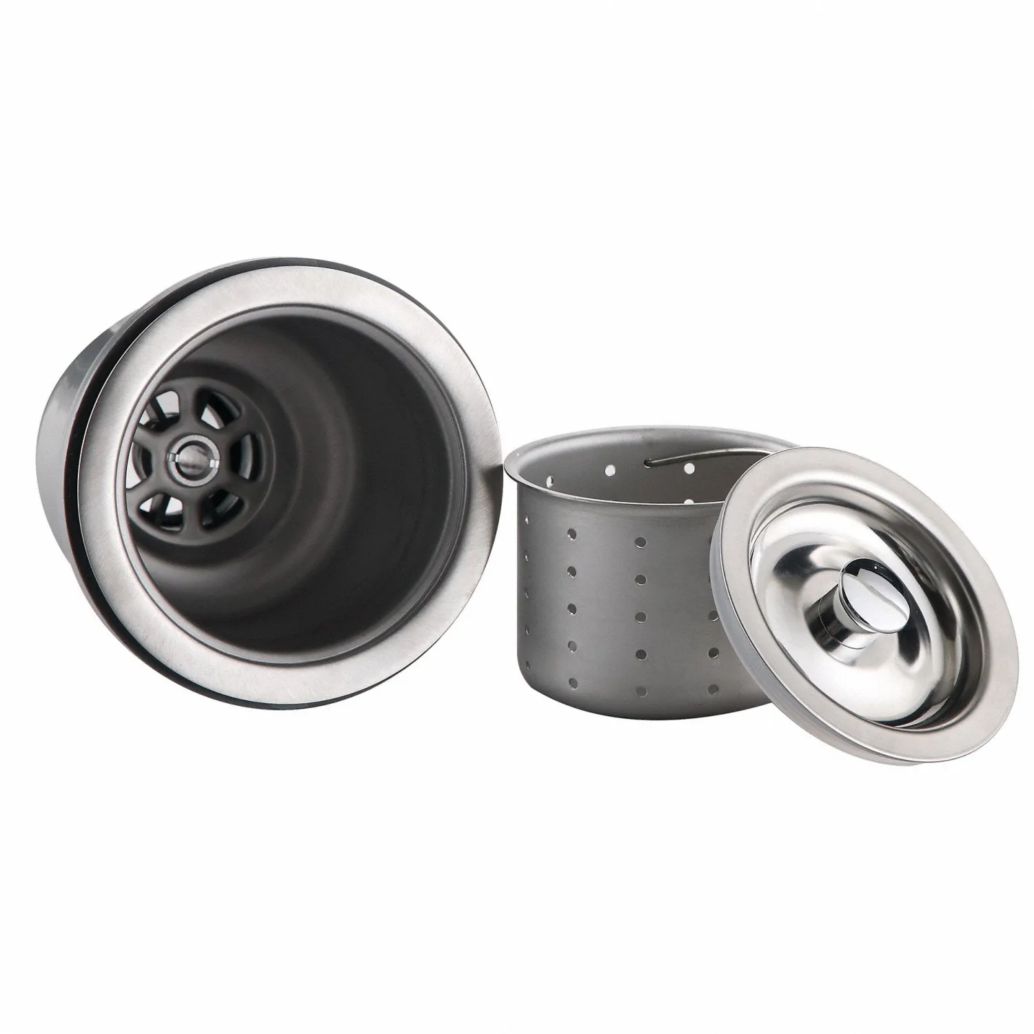 Clearance Stainless Steel Basket Strainer Sink Drains, Disposer Flanges & Air Gaps