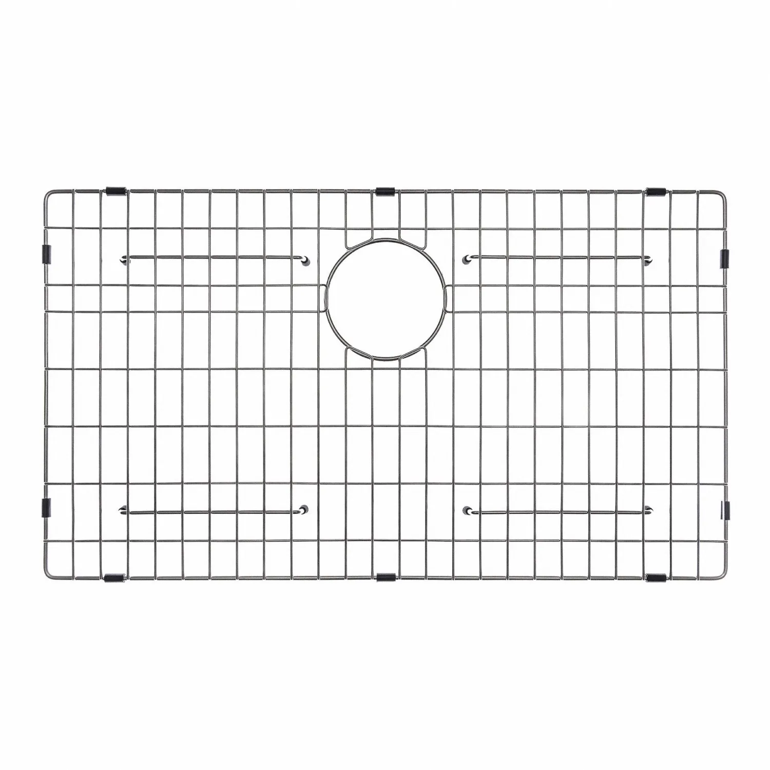 Stainless Steel Bottom Grid with Protective Anti-Scratch Bumpers for KHF200-33 Kitchen Sink Bottom Grids