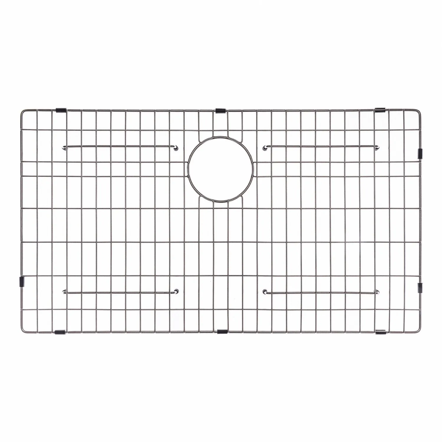 Hot Stainless Steel Bottom Grid with Protective Anti-Scratch Bumpers for KHF200-36 Kitchen Sink Bottom Grids