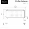 Outlet Stainless Steel Colander Colanders