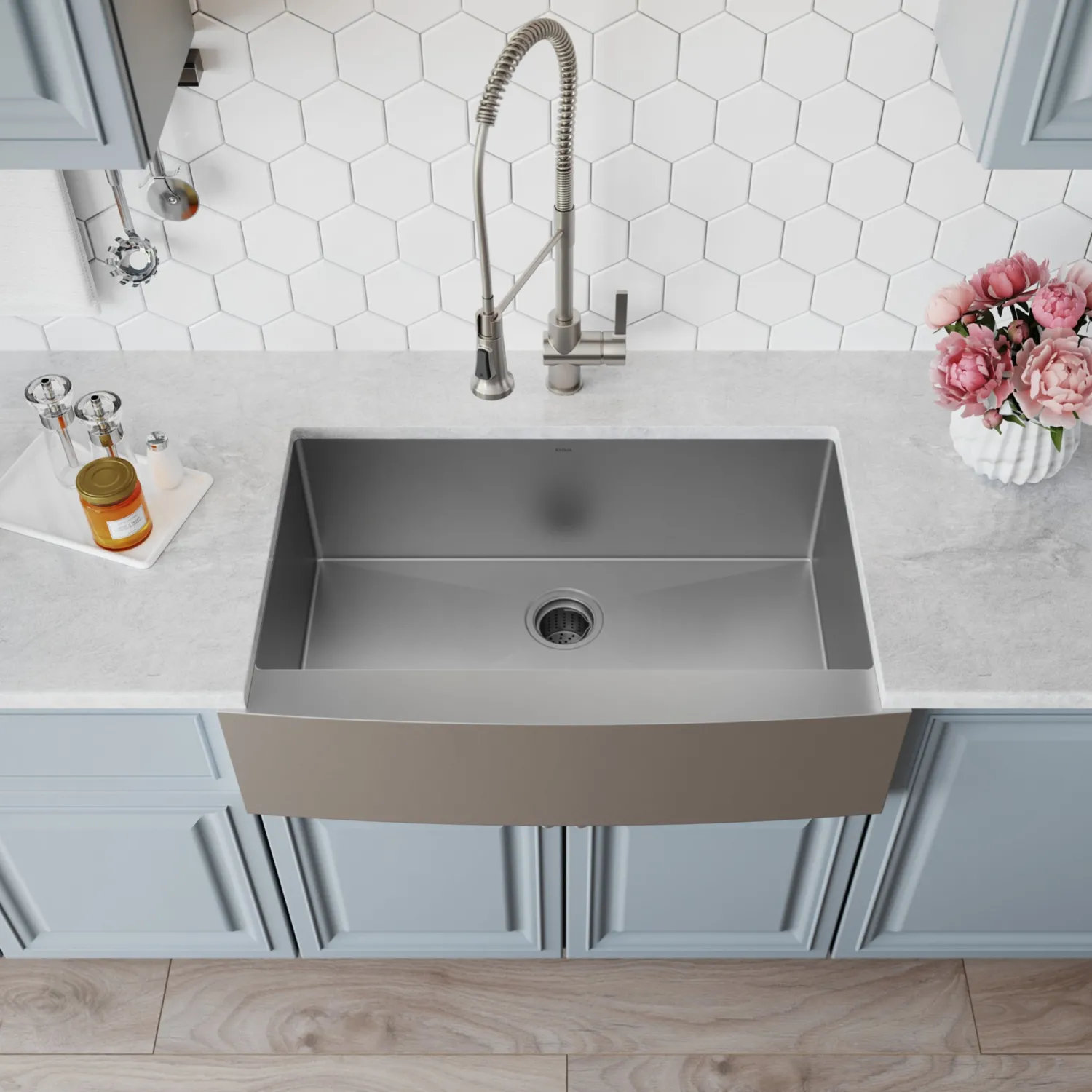 Hot Standart PRO 36" 16 Gauge Single Bowl Stainless Steel Farmhouse Kitchen Sink Stainless Steel Sinks|Single Bowl Sinks