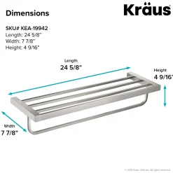 Discount Stelios Bathroom Shelf with Towel Bar Shelves|Towel Bars