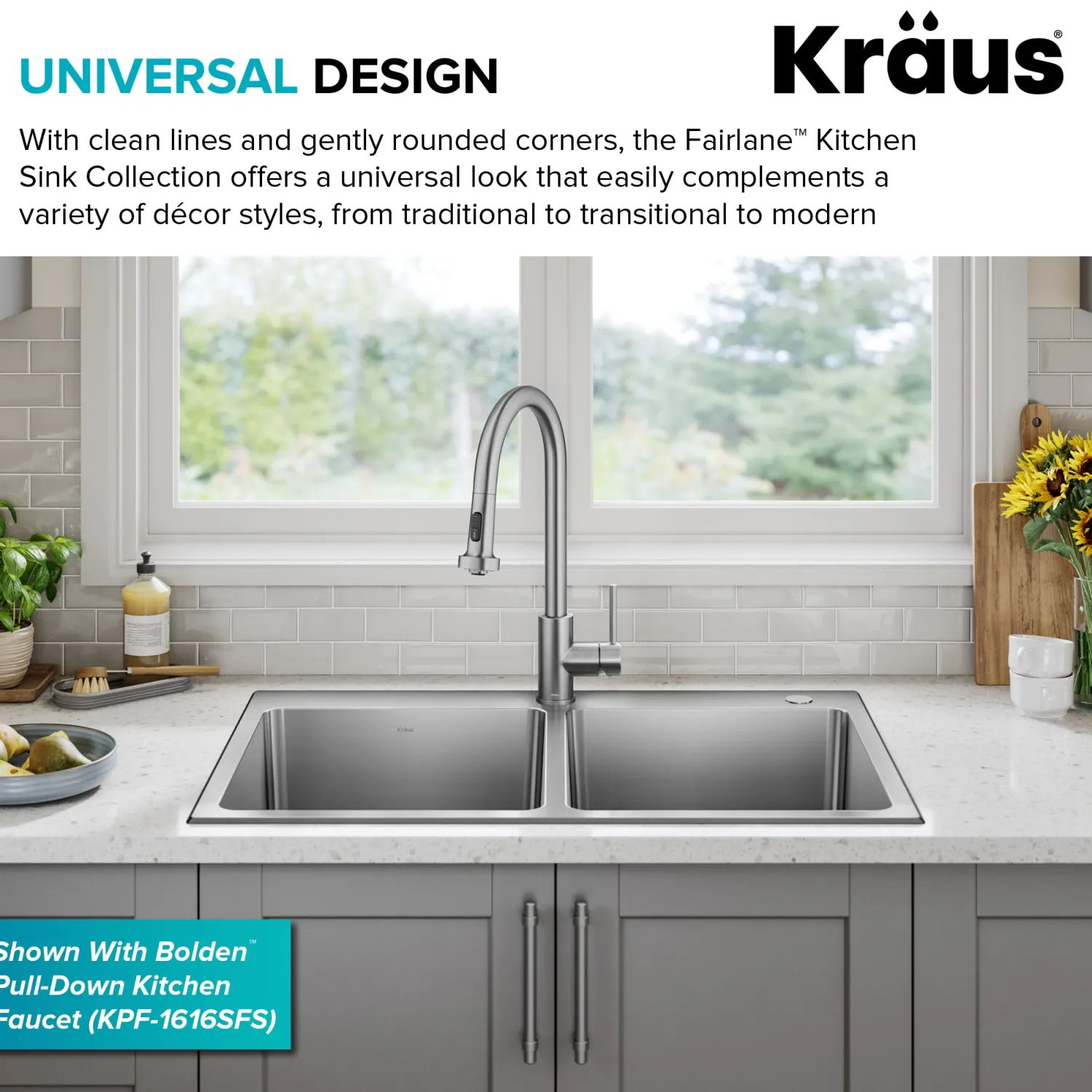 33” Topmount Double Bowl Stainless Steel Kitchen Sink Drop-In / Top Mount Sinks|Double Bowl Sinks