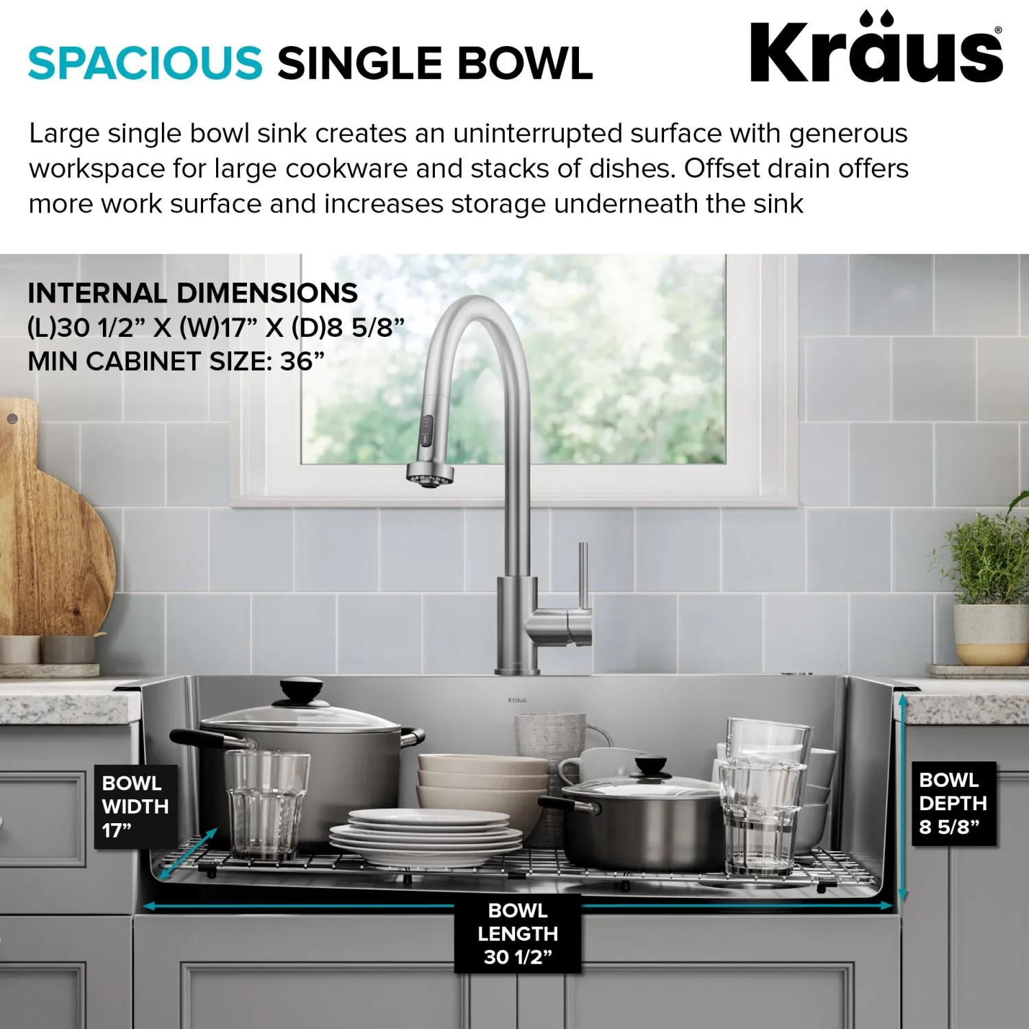 New 33” Topmount Single Bowl Stainless Steel Kitchen Sink Drop-In / Top Mount Sinks|Single Bowl Sinks