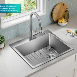 Online 25” Topmount Single Bowl Stainless Steel Kitchen Sink Drop-In / Top Mount Sinks|Stainless Steel Sinks