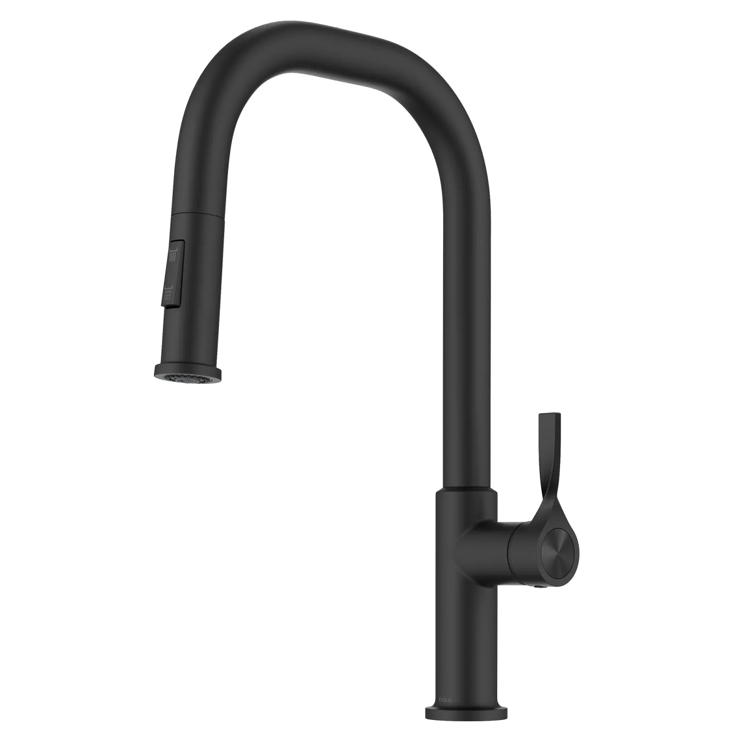 Discount Torak Single Handle Pull Down Kitchen Faucet in Matte Black Single Hole