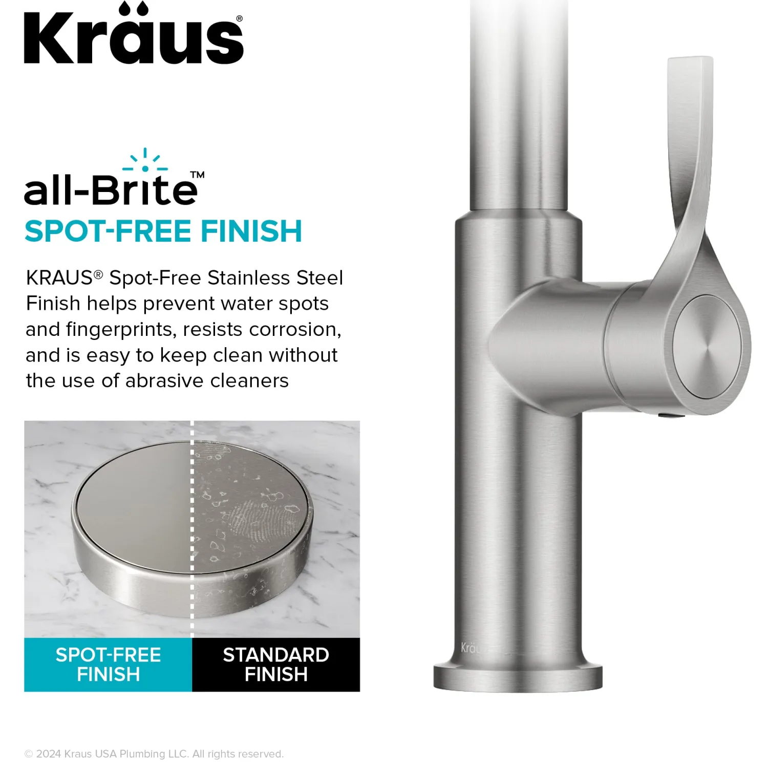 Online Torak Single Handle Pull Down Kitchen Faucet in Spot-Free Stainless Single Hole