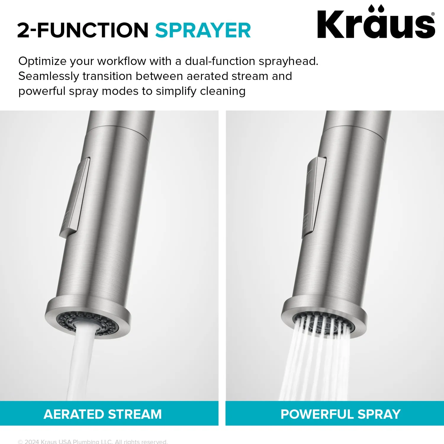 Online Torak Single Handle Pull Down Kitchen Faucet in Spot-Free Stainless Single Hole