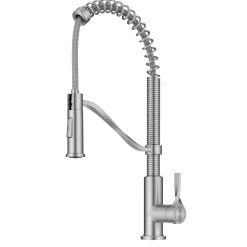New Torak Single Handle Pull Down Kitchen Faucet in Spot-Free Stainless Single Hole