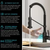 Sale Touchless Pull-Down Single Handle 18-Inch Kitchen Faucet in Matte Black Touchless, Sensor And Tap Activated Kitchen Faucets|Single Hole