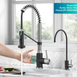 Online Touchless Pull-Down Single Handle 18-Inch Kitchen Faucet in Spot-Free Stainless & Matte Black Touchless, Sensor And Tap Activated Kitchen Faucets|Single Hole