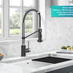 Online Touchless Pull-Down Single Handle 18-Inch Kitchen Faucet in Spot-Free Stainless & Matte Black Touchless, Sensor And Tap Activated Kitchen Faucets|Single Hole