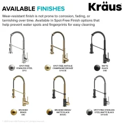 Online Touchless Pull-Down Single Handle 18-Inch Kitchen Faucet in Spot-Free Stainless & Matte Black Touchless, Sensor And Tap Activated Kitchen Faucets|Single Hole