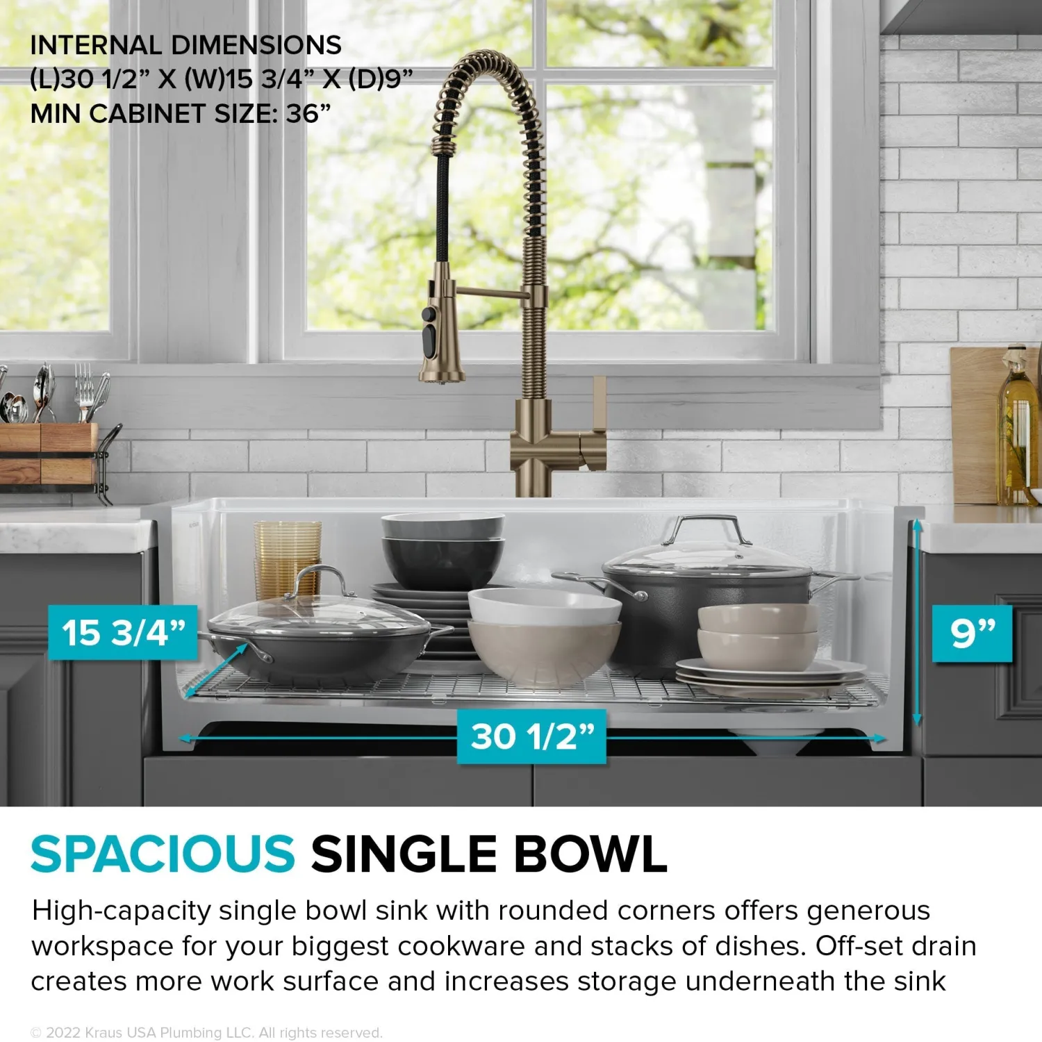 Hot Turino 33" Drop-In or Undermount Fireclay Workstation Kitchen Sink in Gloss White Drop-In / Top Mount Sinks|Single Bowl Sinks