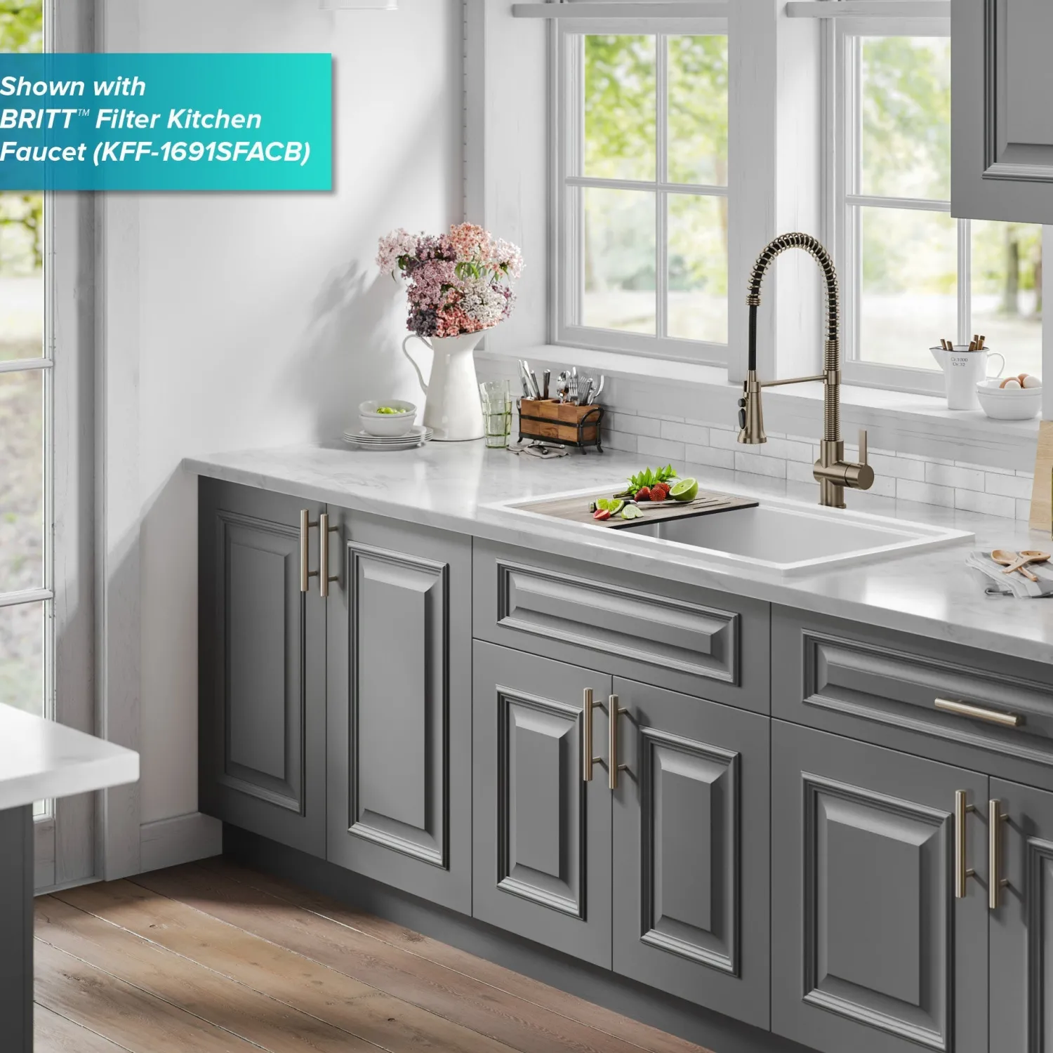 Hot Turino 33" Drop-In or Undermount Fireclay Workstation Kitchen Sink in Gloss White Drop-In / Top Mount Sinks|Single Bowl Sinks