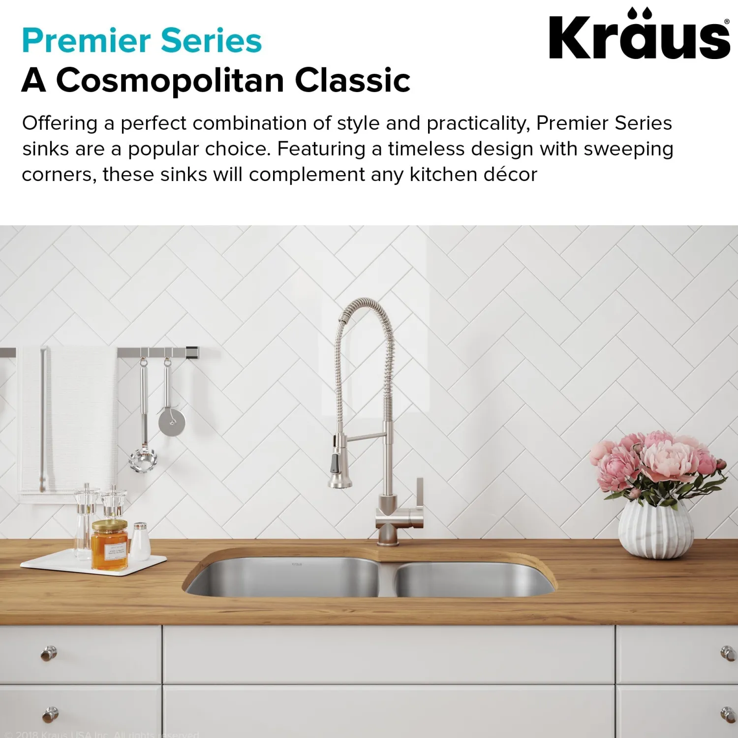 Outlet 30" Undermount 60/40 Double Bowl 16 Gauge Stainless Steel Kitchen Sink KBU21 Stainless Steel Sinks|Double Bowl Sinks