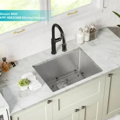 Clearance 24" Undermount 16 Gauge Stainless Steel Laundry Utility Sink Stainless Steel Sinks|Single Bowl Sinks