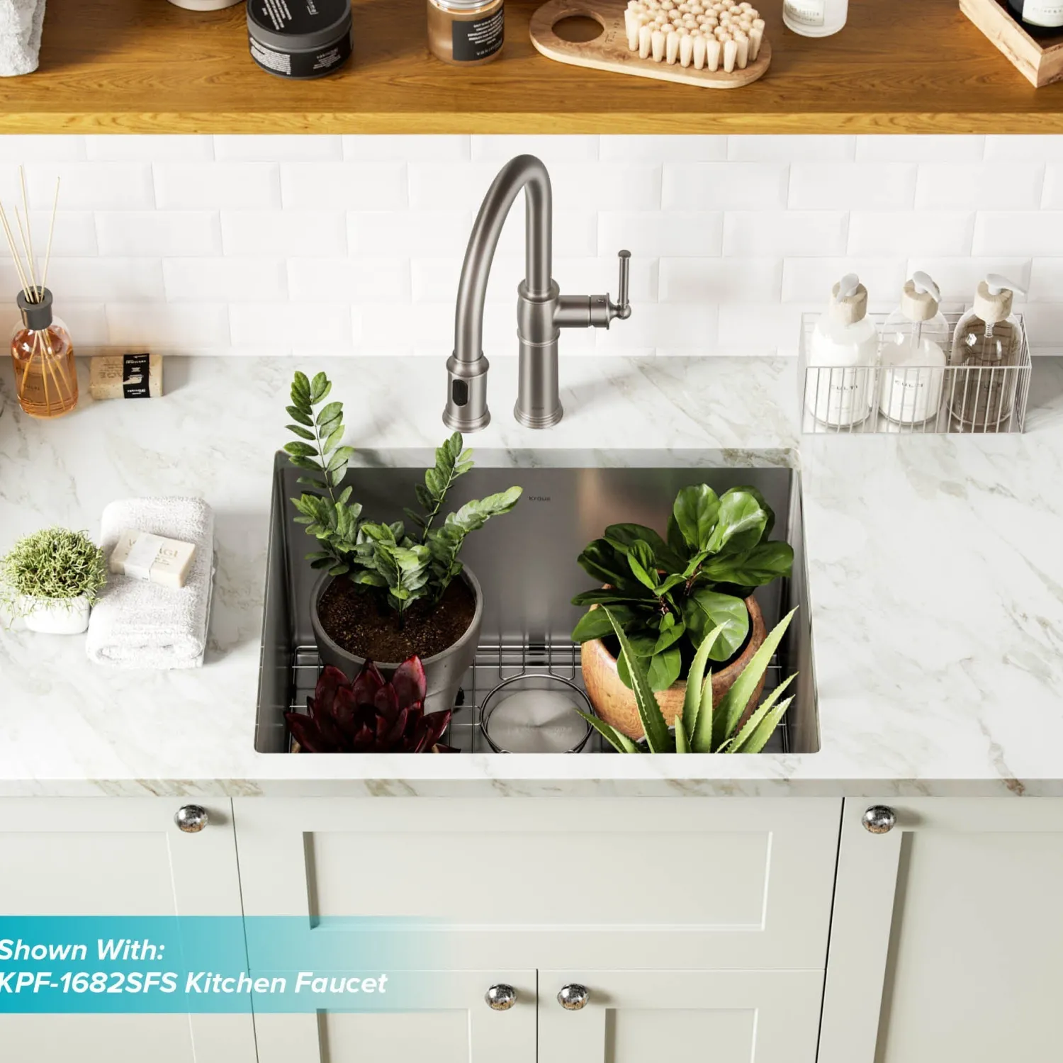 Clearance 24" Undermount 16 Gauge Stainless Steel Laundry Utility Sink Stainless Steel Sinks|Single Bowl Sinks
