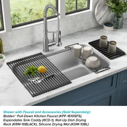 Hot 32” Undermount 18 gauge Stainless Steel Single Bowl Kitchen Sink Stainless Steel Sinks|Undermount Sinks