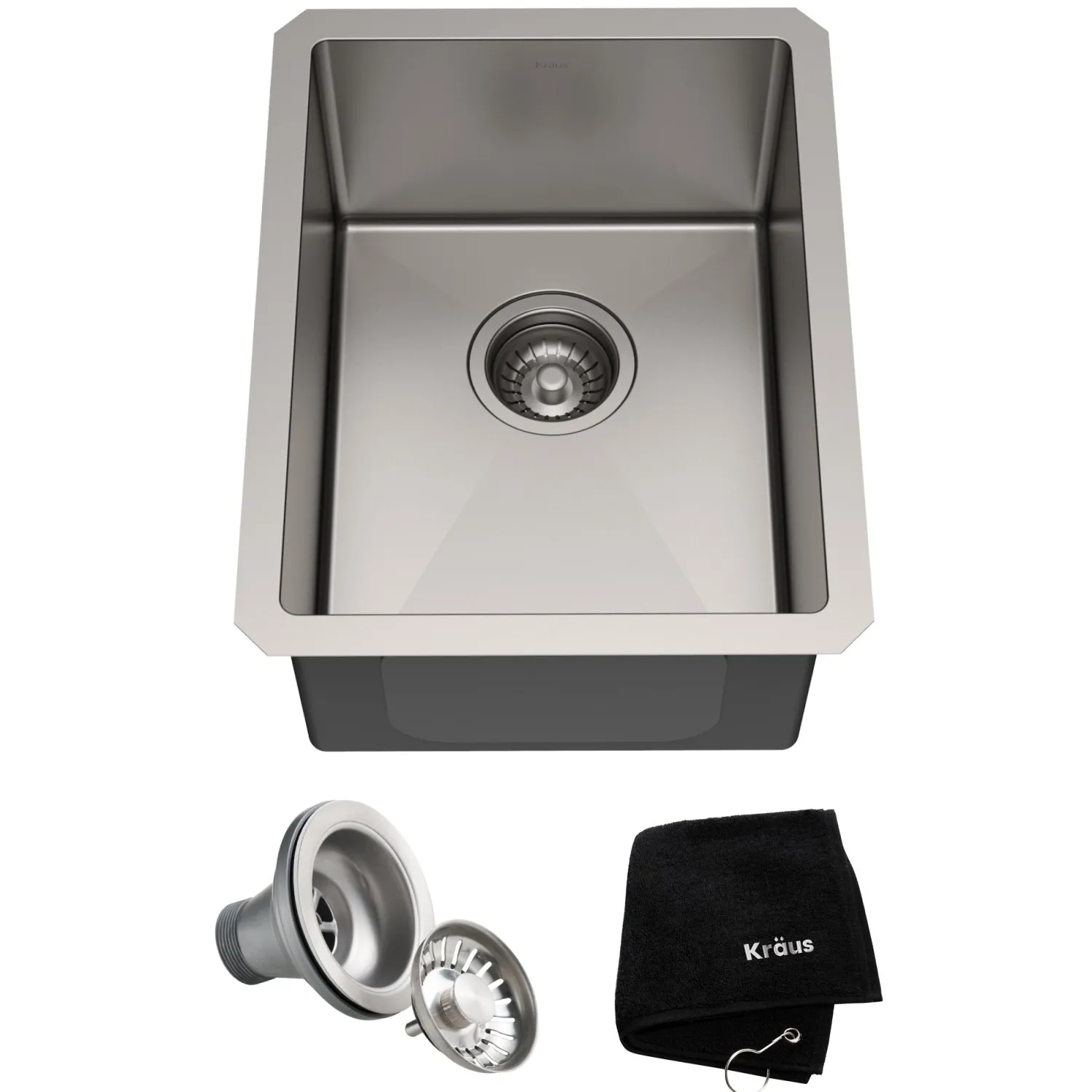 Sale 14" Undermount Single Bowl Stainless Steel Kitchen Bar Sink Bar / Prep Sinks