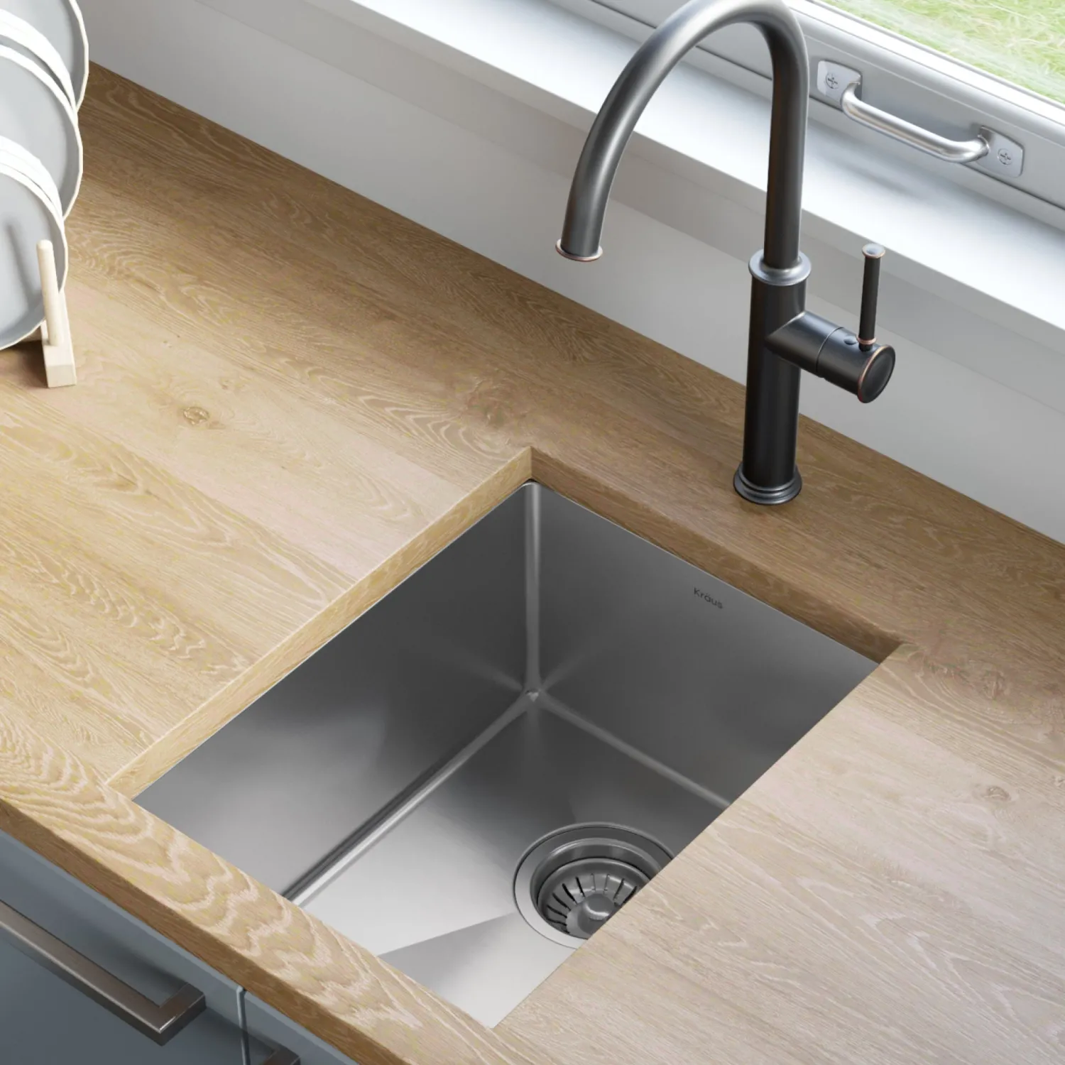 Sale 14" Undermount Single Bowl Stainless Steel Kitchen Bar Sink Bar / Prep Sinks