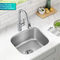 Sale 20" Undermount Single Bowl Stainless Steel Kitchen Sink Sinks For Tight Spaces|Bar / Prep Sinks