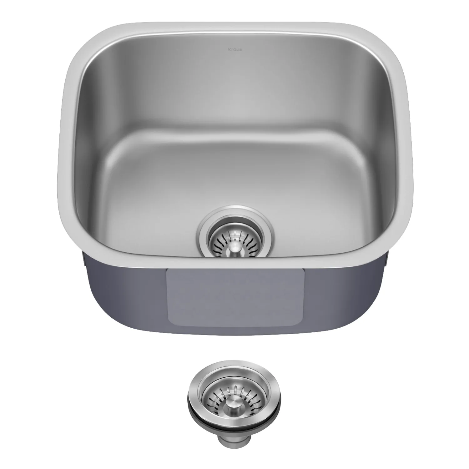 Sale 20" Undermount Single Bowl Stainless Steel Kitchen Sink Sinks For Tight Spaces|Bar / Prep Sinks