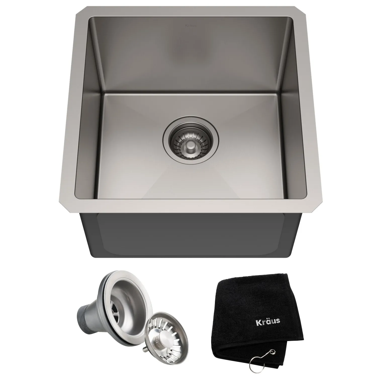 Sale 17" Undermount Single Bowl Stainless Steel Kitchen Bar Sink Sinks For Tight Spaces|Bar / Prep Sinks