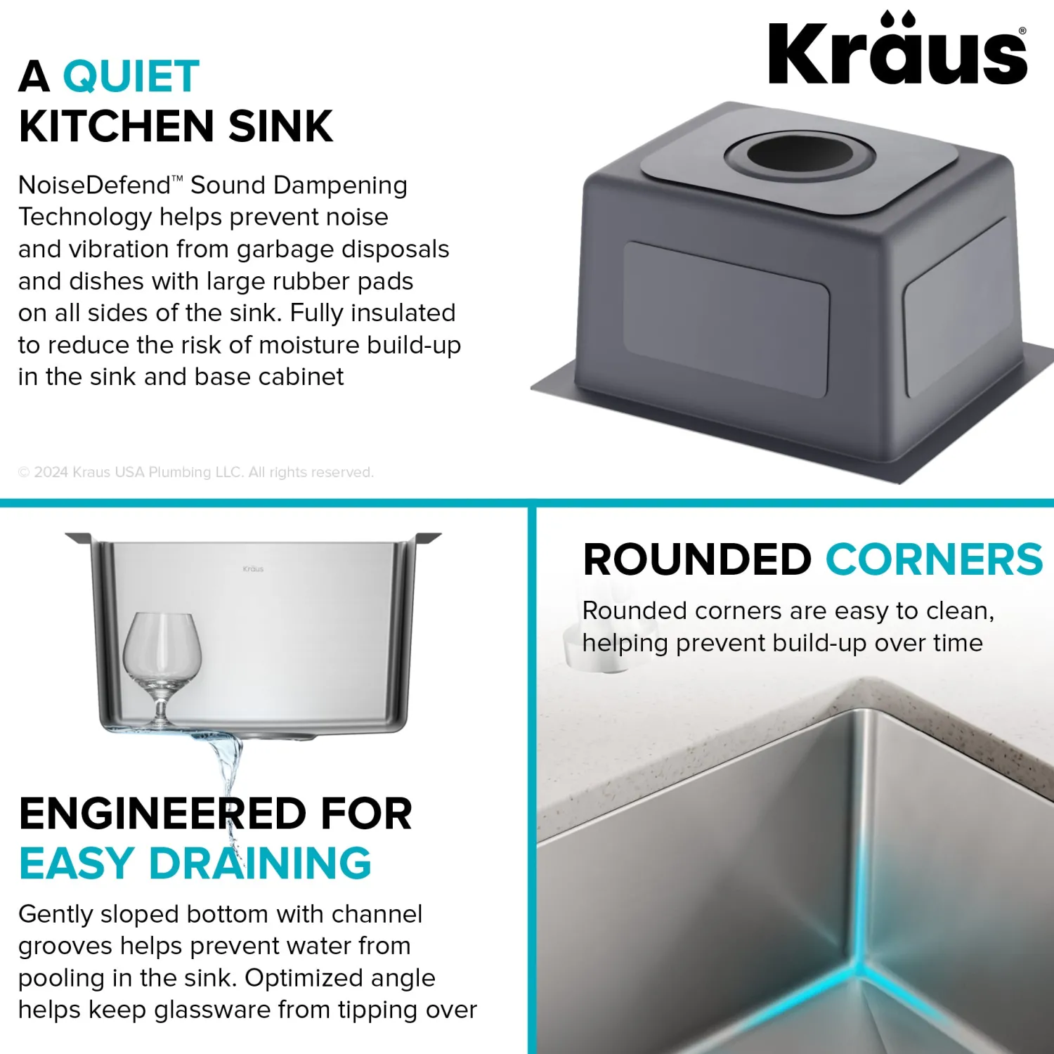 Outlet 15” Undermount Single Bowl Stainless Steel Kitchen Bar Sink Sinks For Tight Spaces|Bar / Prep Sinks