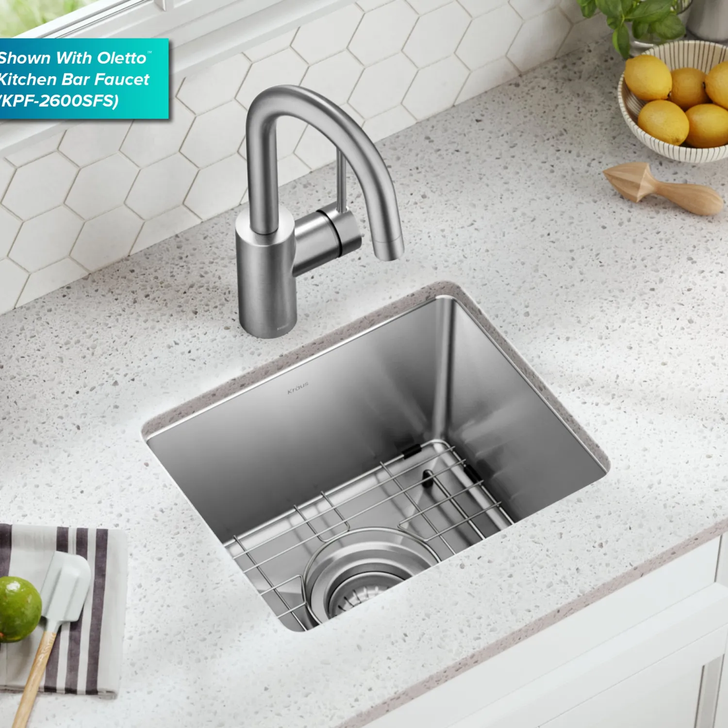Outlet 15” Undermount Single Bowl Stainless Steel Kitchen Bar Sink Sinks For Tight Spaces|Bar / Prep Sinks